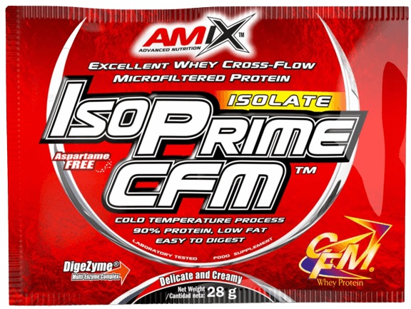 Amix Nutrition Amix IsoPrime CFM Whey Protein Isolate 28 g - arašídy/čokoláda/karamel
