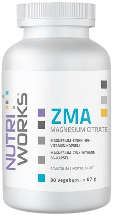 Nutriworks ZMA 90 kapslí