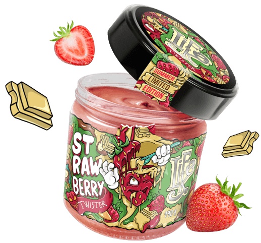 Lifelike Twister 190 g - Strawberry (Jahoda)