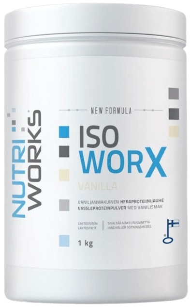 Levně Nutriworks Iso Worx 1000 g - vanilka