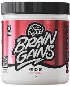 Levně Brain Gains Switch On 225 g (S KOFEINEM) - berry colada