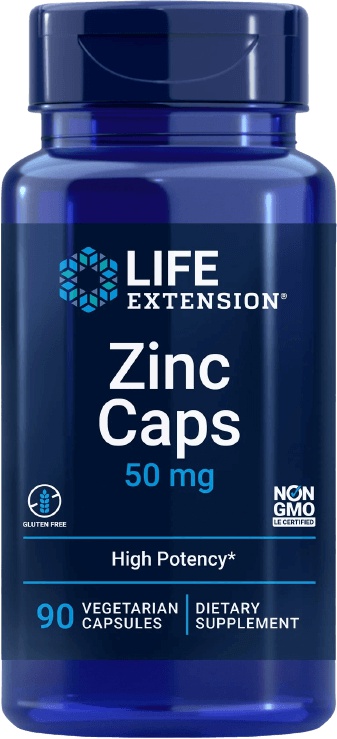 Levně Life Extension Zinc 50 mg 90 kapslí