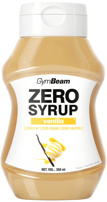 GymBeam Zero Syrup 350 ml - vanilka
