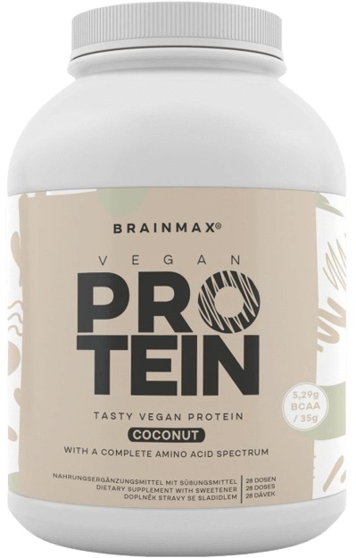 Levně Brainmax Vegan Protein 1000 g - kokos