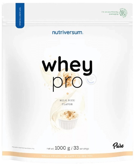 Levně Nutriversum Whey Protein Pro 1000 g - mléčná rýže + Vitamin C ZDARMA
