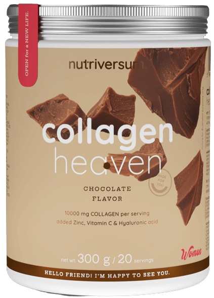 Nutriversum Collagen Heaven (Kolagen), 300 g Příchuť: Čokoláda