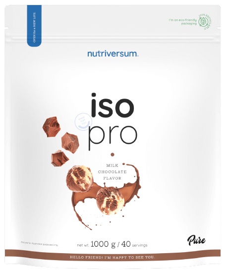 Levně Nutriversum Iso Pro Protein 1000 g - mléčná čokoláda