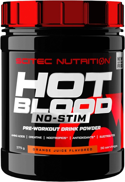 Scitec Nutrition Scitec Hot Blood NO-STIM 375 g - pomerančový džus
