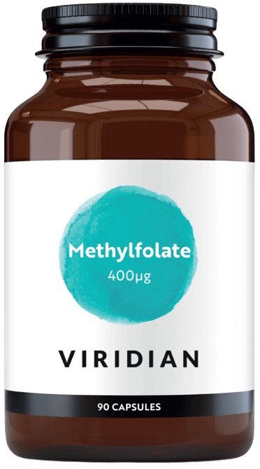 Viridian Nutrition Viridian Methylfolate 400 µg 90 kapslí