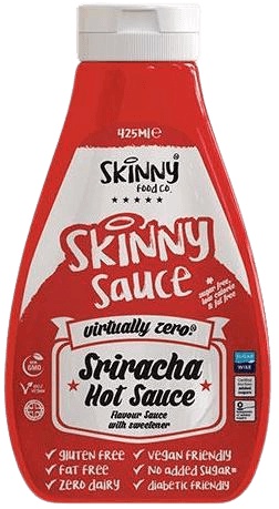 Levně The Skinny Food Co. The Skinny Food Co Skinny Sauce 425 ml - Sriracha