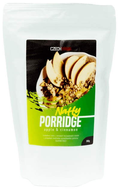 Levně Czech Virus Natty Porridge 300 g - Jablko/Skořice