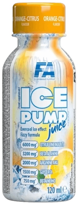FA (Fitness Authority) FA Ice Pump Juiced Shot 120 ml - pomeranč/citrus