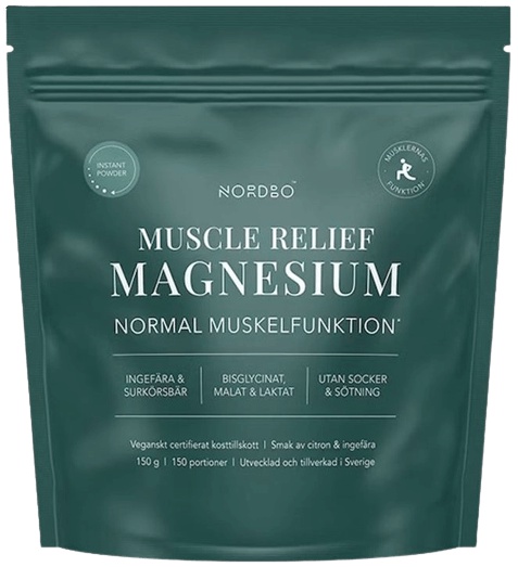 Levně Nordbo Muscle Relief Magnesium 150 g