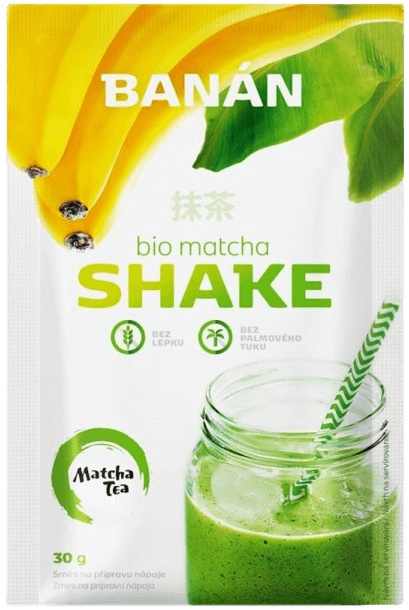 Levně Matcha Tea Bio Matcha Shake 30 g - banán