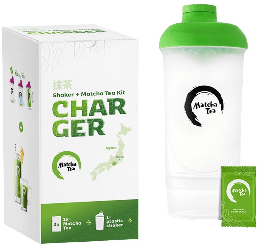 Levně Matcha Tea Charger Z500 Šejkr + 15x2g Matcha Tea