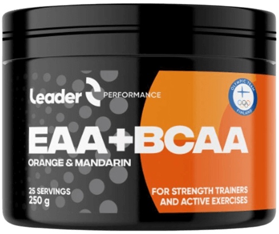 Leader EAA + BCAA 250 g pomeranč mandarinka
