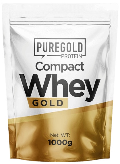 Levně PureGold Compact Whey Protein 1000 g - bílá čokoláda/malina