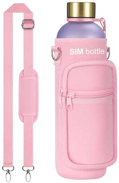 Levně Sim bottle Pouzdro - růžové
