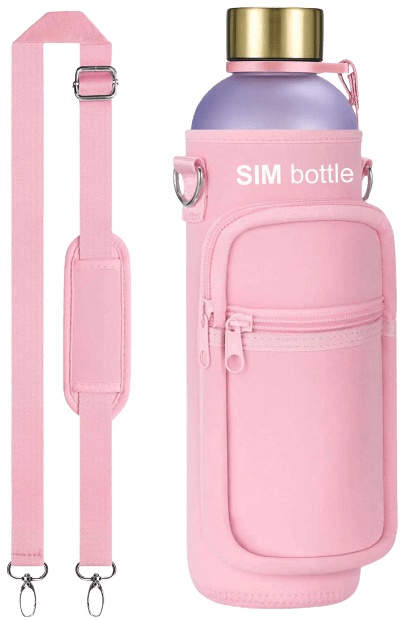Sim bottle Pouzdro - růžové