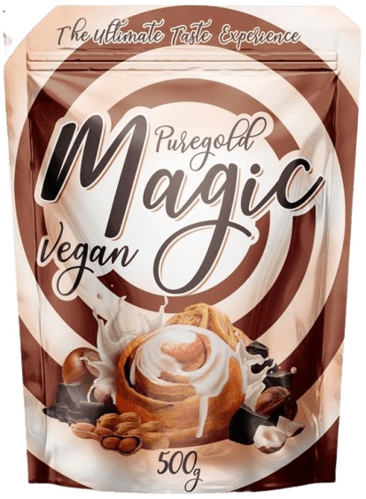 PureGold Magic Vegan protein 500 g - čokoláda/lískový oříšek/narozeninový dort