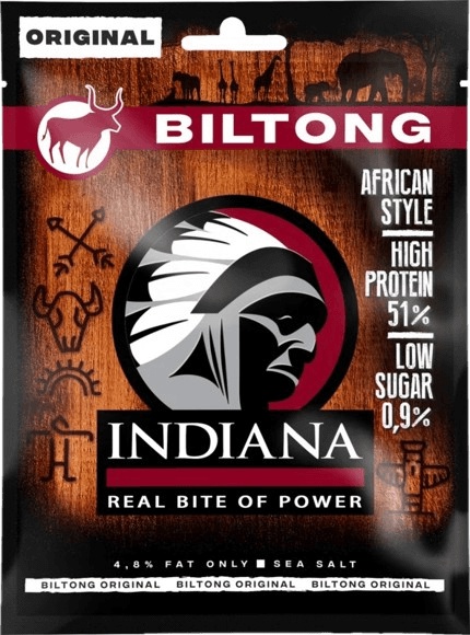 INDIANA Biltong hovězí Original 80g