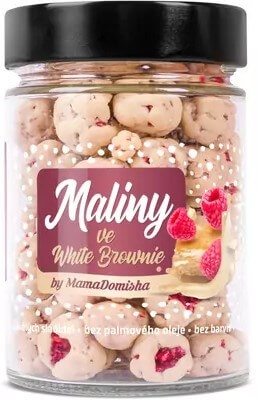 Levně Grizly Maliny ve White Brownie by @mamadomisha 90 g