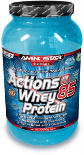 Aminostar Actions Whey Protein 85 1000 g - čokoláda