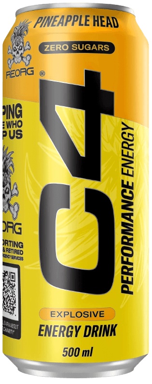 Levně Cellucor C4 Explosive Energy Drink 500 ml - Pineapple Head