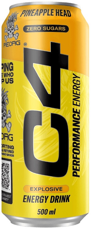 Cellucor C4 Explosive Energy Drink 500 ml - Pineapple Head