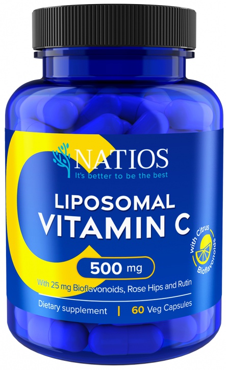 NATIOS Vitamin C Liposomální 500 mg 60 kapslí