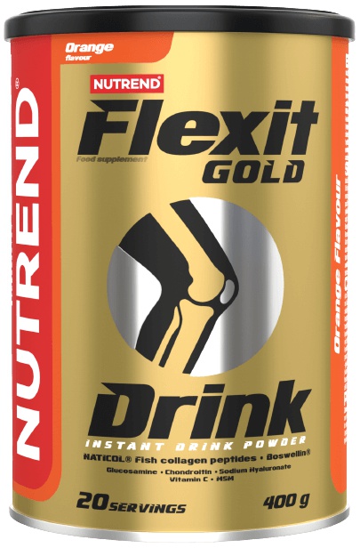 Nutrend Flexit Gold Drink 400 g - pomeranč
