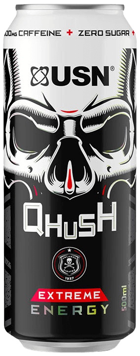 Levně USN (Ultimate Sports Nutrition) USN Qhush Energy drink 500 ml - Original VÝPRODEJ (DMT 15.5.2024)