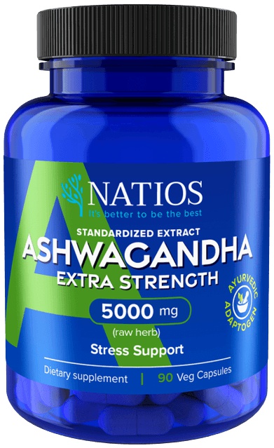 Levně NATIOS Ashwagandha Extract 5000 mg 90 kapslí