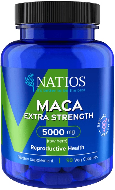 Levně NATIOS Maca Extract 5000 mg 90 kapslí