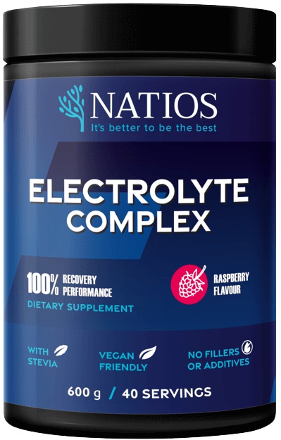 Levně NATIOS Electrolyte Complex 600 g - malina