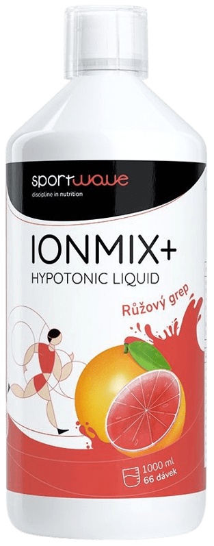 Sportwave Ionmix+ 1000 ml - růžový grep
