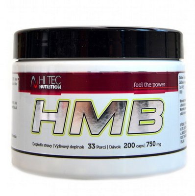Levně HiTec Nutrition HMB 750 mg 200 kapslí