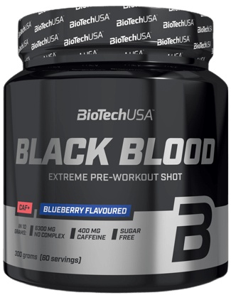 Biotech USA BiotechUSA Black Blood CAF+ 300 g - borůvka