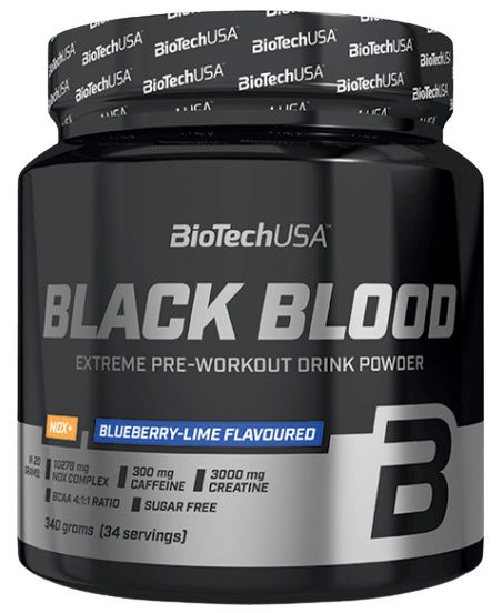 Levně Biotech USA BiotechUSA Black Blood NOX+ 340 g - borůvka/limetka