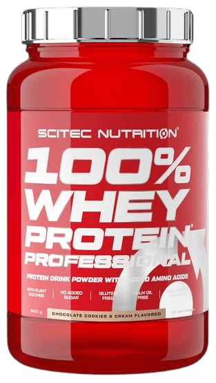 Scitec Nutrition Scitec 100% Whey Protein Professional 920 g - vanilka/lesní plody