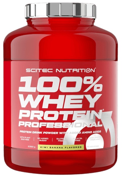 Scitec Nutrition Scitec 100% Whey Protein Professional 2350 g - vanilka/lesní plody