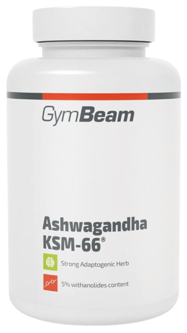 Levně GymBeam Ashwagandha KSM-66® 90 kapslí