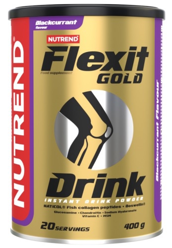 Nutrend Flexit Gold Drink 400 g - černý rybíz
