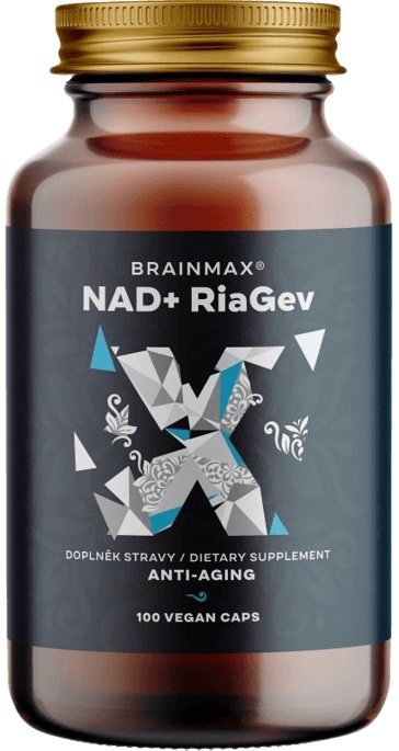 BrainMax NAD+ RiaGev 750 mg 100 rostlinných kapslí