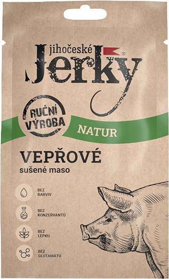 Jihočeské JERKY 20 g - vepřové natur