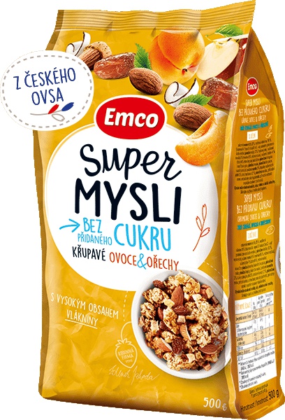 Levně Emco Super mysli 500 g - ovoce/ořechy
