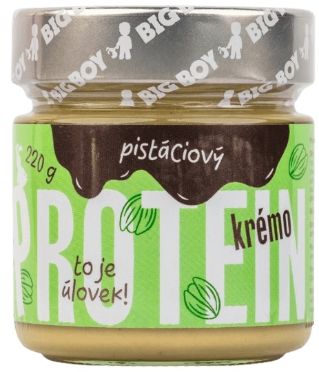 Levně BIG BOY Protein Kremo pistáciový - Proteinový pistáciový krém 220g