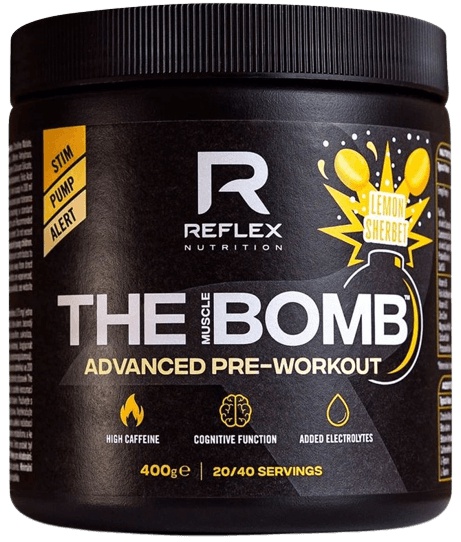 Reflex Nutrition Reflex The Muscle BOMB 400 g - citrónový sorbet