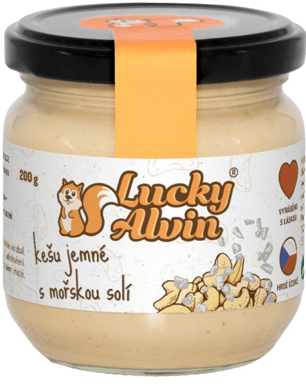 Lucky Alvin Kešu jemné s mořskou solí 200 g