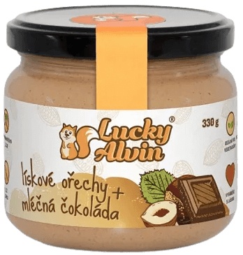 Levně Lucky Alvin Lískové ořechy + mléčná čokoláda 330 g